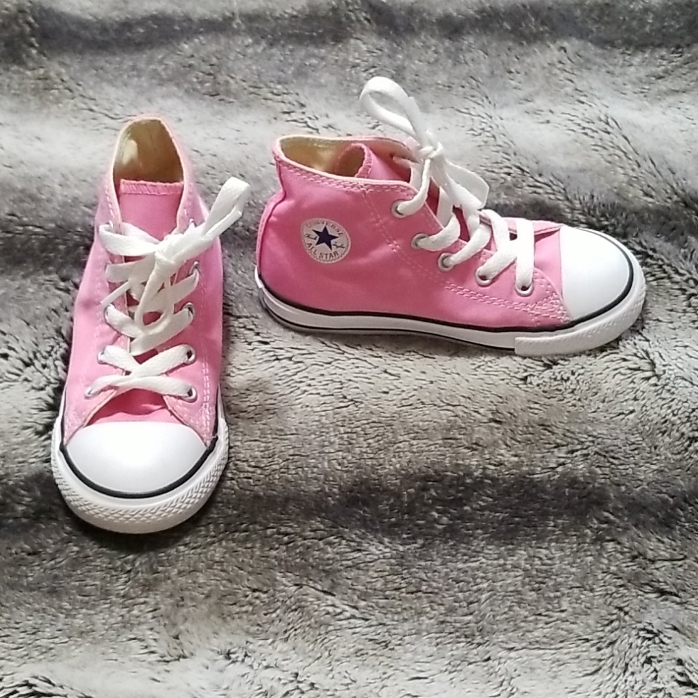 Converse Pink Hightop Toddler Shoes